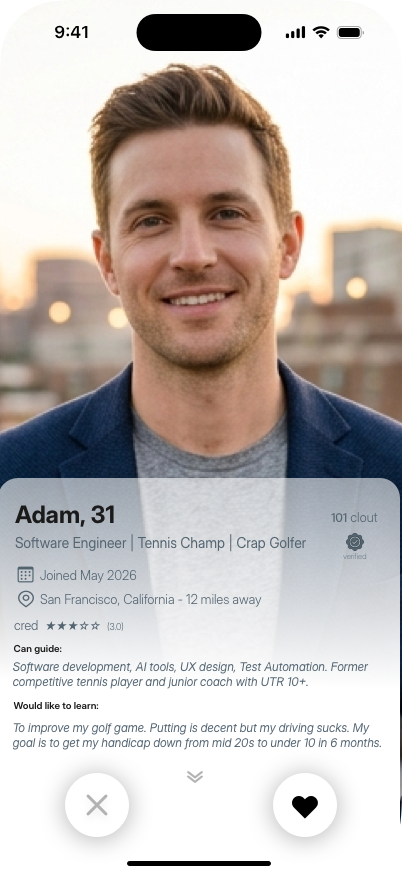 Adam — mentor profile